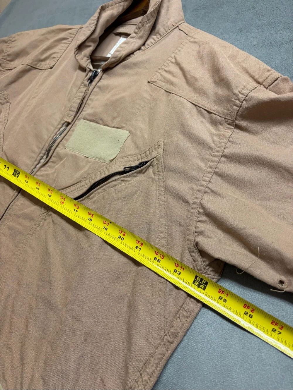 US Military Flight Suit Coveralls Tan Nomex 48L Pilot Aircrew Flyers USA VTG